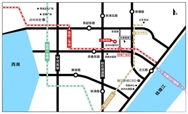 三新银座区位图